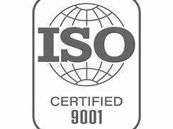 Image result for ISO 9001 Logo Black and White