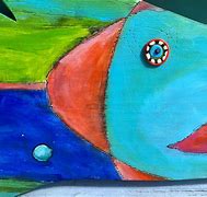 Image result for Painted Wooden Fish