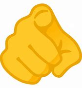 Image result for Black Hand Pointing Emoji