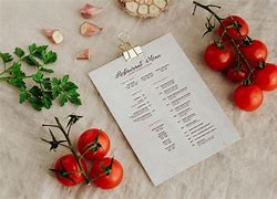 Image result for Menu Mockups Garden