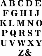 Image result for Alphabet Stencils Fonts