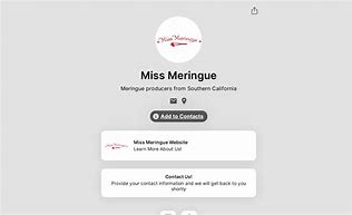 Image result for Miss Meringue Model