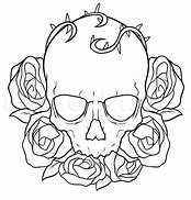 Image result for Skull Drawing with Hat