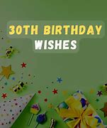 Image result for 30 Birthday Wishes