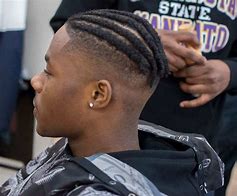 Image result for drop fade with braids