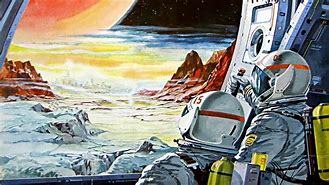 Image result for Retro Sci-Fi Landscape Art