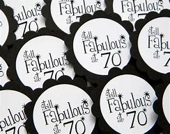 Image result for 70th Birthday Cupcake Toppers