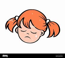 Image result for Sad Girl Face Cartoon