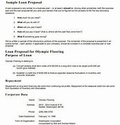 Image result for Sample Loan Proposal Template