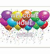 Image result for Welcome Home Sign Clip Art