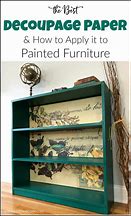 Image result for Large Decoupage Paper for Furniture