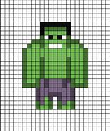 Image result for Hulk Pixel Art