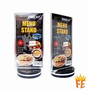 Image result for Acrylic Menu Stand