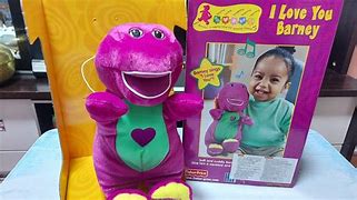 Image result for Barney Singing I Love You to Hannah