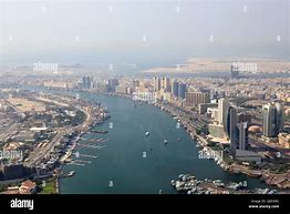 Image result for Dubai Creek Aerial Satellite Map