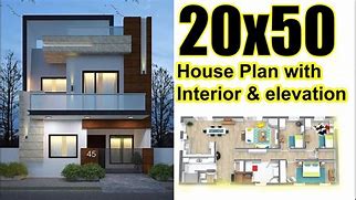 Image result for 30X20 Front Elevation Design