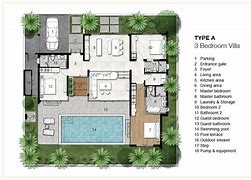 Image result for 2 Bedroom Villa Floor Plans