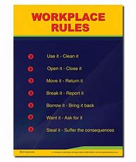 Image result for Workplace Rules