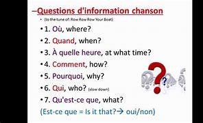 Image result for Questions En Francais