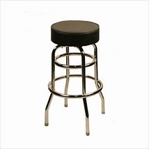 Image result for Chrome Double Ring Swivel Bar Stools