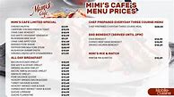 Image result for Cafe Menu with Prices