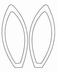 Image result for Bunny Ear Stencil