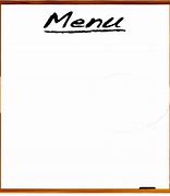 Image result for Blank Menu Clip Art