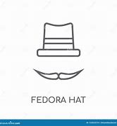 Image result for Fedora Hat Outline