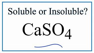 Image result for CaSO4 Equation