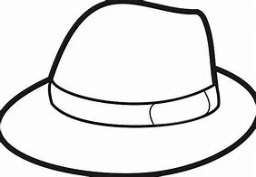 Image result for Lady with Fedora Hat Outline