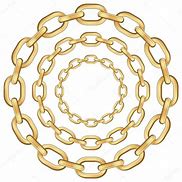 Image result for Cable Circle Gold Chain