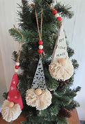 Image result for Wooden Gnome Christmas Ornaments