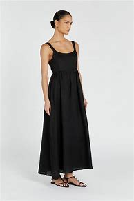 Image result for Palmer Ink Linen Midi Dress Dissh