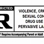 Image result for TV Rated R Logo