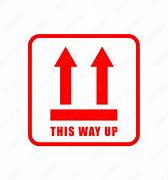 Image result for This Way Up Sign