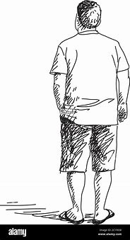 Image result for Back Sketch of Person