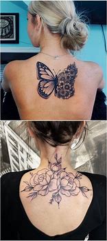 Image result for Feminine Back Tattoo Designs