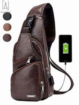 Image result for Leather Shoulder Sling Bags for Men