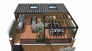 Image result for Roof Deck Fence