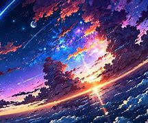 Image result for Anime Galaxy Sky