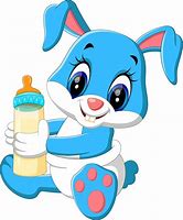 Image result for Cute Cartoon Baby Rabbit