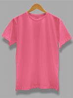 Image result for Pink Plain Round Neck T-Shirt