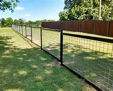 Image result for Metal Roofing Fence with Hog Wire