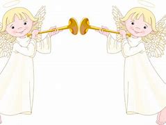 Image result for Christmas Angel with Trumpet Clip Art