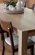 Image result for White Oak Fluted Dining Room Table