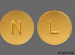 Image result for Round Yellow Pill with L On It