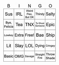 Image result for Slur Bingo