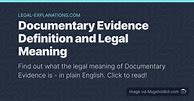 Image result for Documentary Evidence