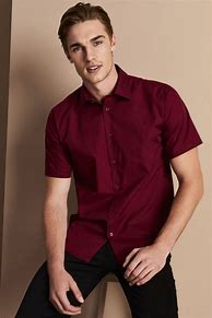 Image result for Shirt Red Man Short