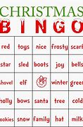 Image result for Christmas Bingo Words